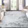 Modern Machine Washable Area Rug Abstract Non Slip Rugs for Living Room Bedrooms Foldable Rugs for Playroom Office Kitchen Rugs