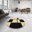 Tapis contemporain noir / beige-10593338