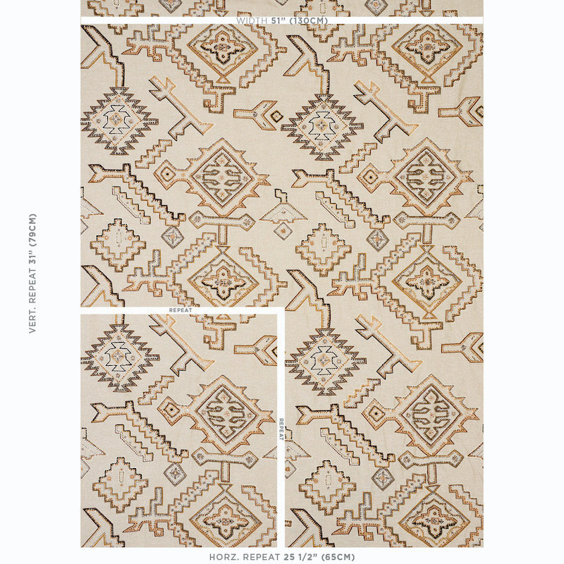 Ezma Embroidery Fabric
