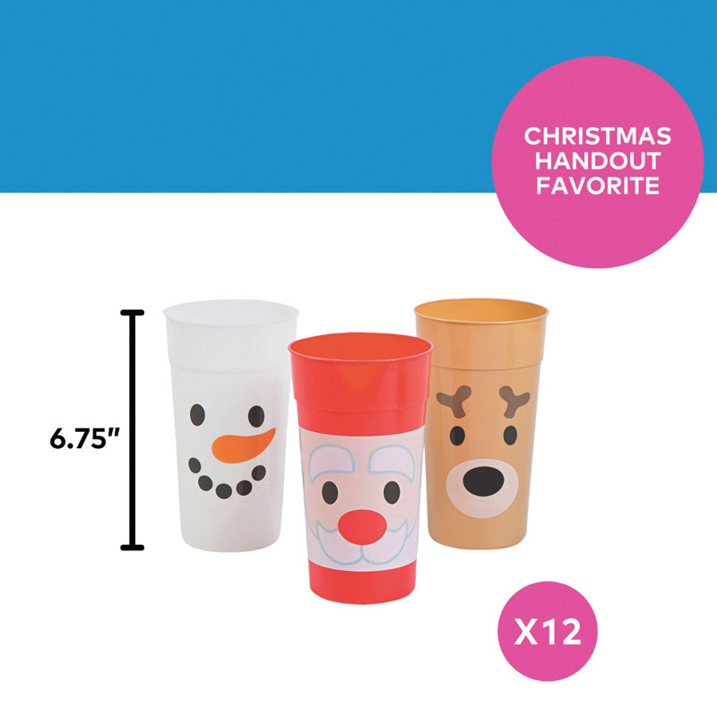 Argyrios Disposable Christmas Cups