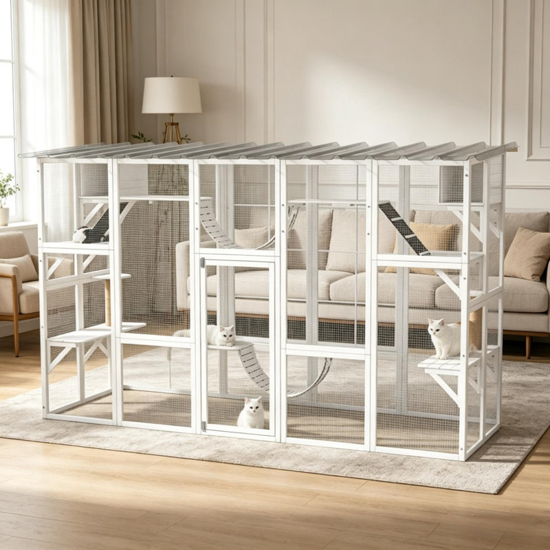 Features:  - Let your cat come in and out on their own through the window - Combines cat s ...