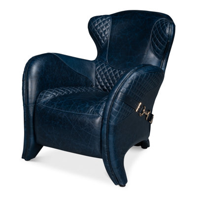 Fauteuil en cuir fleur 31 po Mcandrews