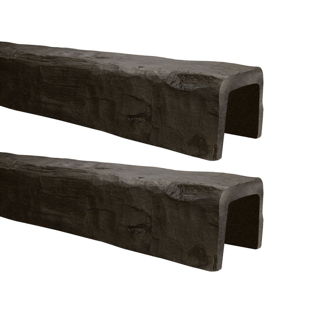 Faux Wood Beam 6 5/8"H x 153"W x 7 1/2"D U Shaped Ceiling Beam (Set of 2) Architectural Products by Outwater L.L.C. 