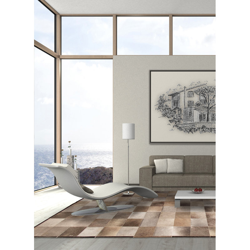 Chiu Cowhide Southwestern Indoor Rug