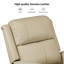 Ensemble de 2 fauteuils inclinables standards pivotants en cuir véritable Inglenook-777255117