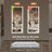 65*21in Led mirror full length,Frameless full-length mirror,Wall Mounted Mirror with Light,three-color changing light,Explosion-proof glass, high-definition imaging