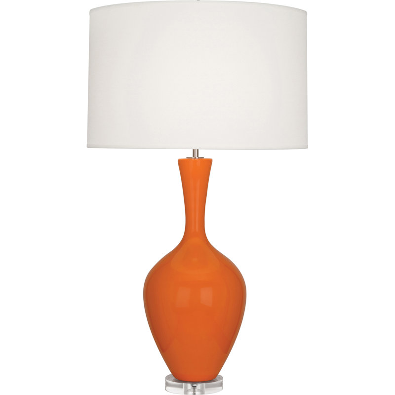 Audrey Table Lamp, Pumpkin