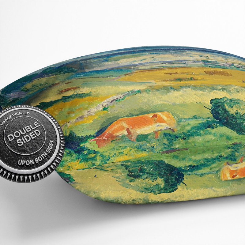 Harvest Landscape Square Throw Cushion, 55cm H x 55cm W x 20cm D