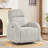 Delba 37"W Power Swivel Rocker Glider Nursery Recliner with USB & Type-C Port,Round Armrest and Double Pockets-1709895244