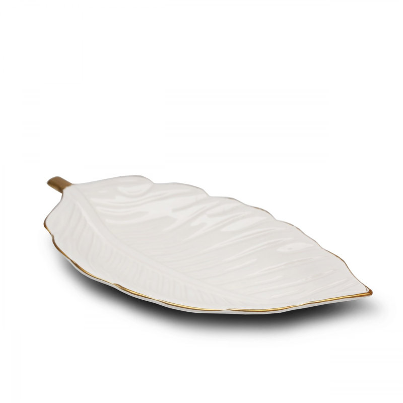 Lark Manor Gearld Ceramic Condiment Server, Cream