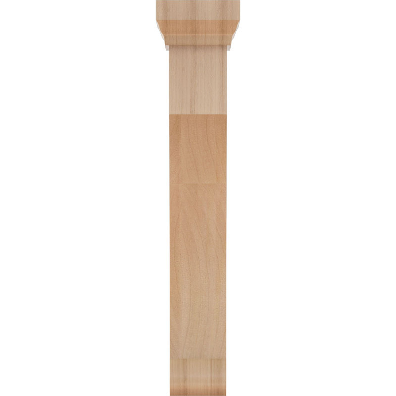 Support en bois Gomez, Aulne, H 12 po x l 2,5 po x P 8 po