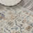 Shaemus Bohemian Medallion Low-Pile Machine-Washable Cream/Terra Rug-1949688379