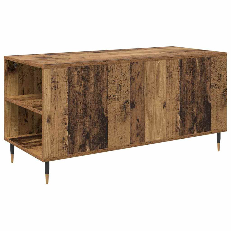 Coffee Table with Storage, Old Wood