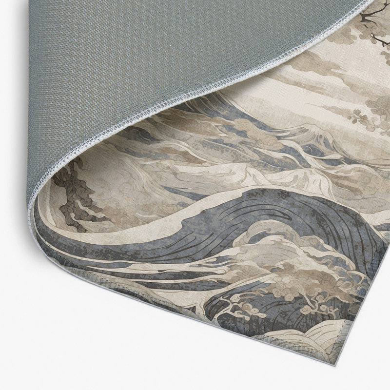 Elegant Waves Indoor And Outdoor Area Rug, Rectangle 2' x 3'