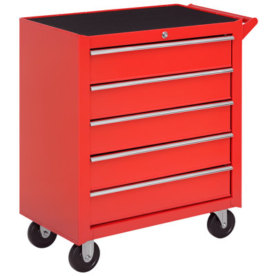 Commode escamotable à 5 tiroirs 27,17 po Dounton Mobile