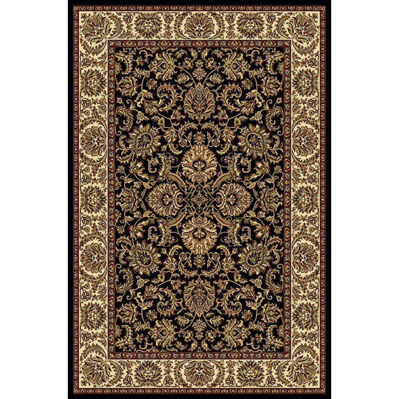 Tapis noir West Jordan, Rectangle 3 pi 3 po x 5 pi 4 po