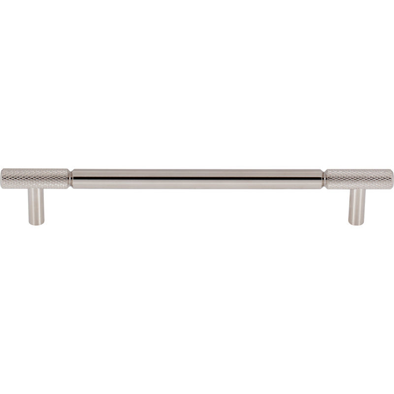 Prestwick Bar Pull, 7 9/16" Center To Center, Polished Nickel