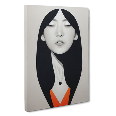 Shape Of A Woman - Wrapped Canvas