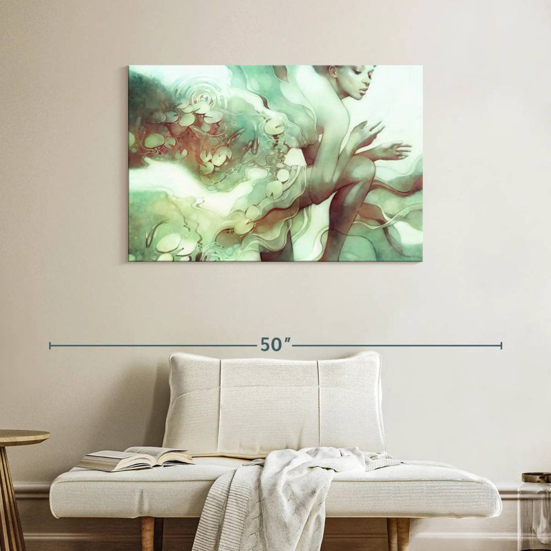 Leisha Lady Flood, 26" H x 39" W