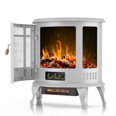 23" Freestanding Electric Fireplace Stove