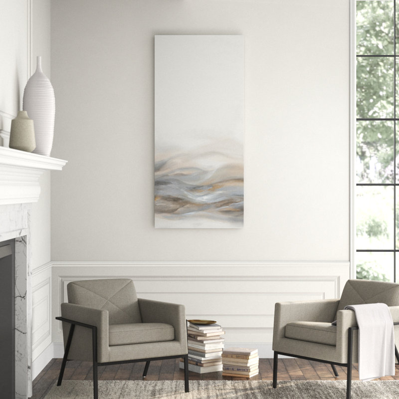 Deserted Tempest III Giclee Wall Art Décor By Barclay Butera Print by Barclay Butera, 65" H x 30" W, Glass Coat
