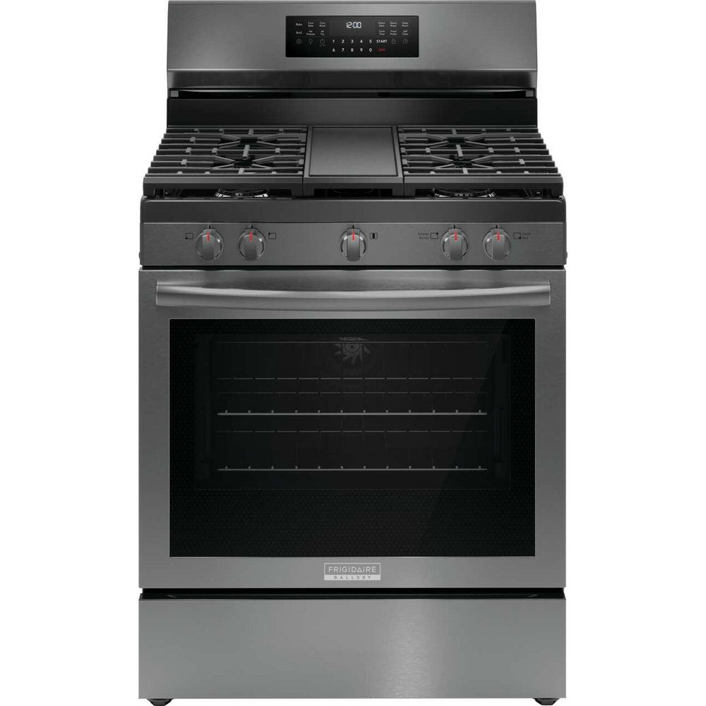 Frigidaire Gallery 30" 5.1 Cubic Feet Smart Retro Natural Gas Free Standing Range with 5 Burners Frigidaire Gallery