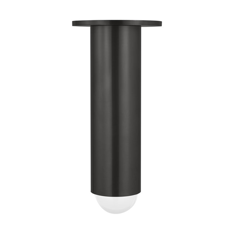Ebell 1 - Light LED Flush Mount, Dark Bronze