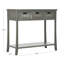 Console en bois massif de 34 po-1286573137