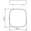 Rosner Opal White Plug-in Integrated LED