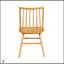 Ensemble de salle à manger décontracté en chêne naturel avec table 5 pièces et 4 chaises d'appoint, dossier incurvé, design Windsor, durable et élégant-682161478