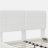 White  Boucle Floating Bed with Light,Queen
