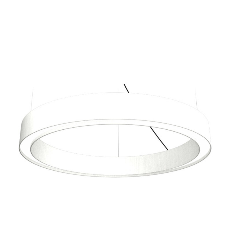 Cilíndrico 1 - Light LED Chandelier, Organic White, 4.72" H x 31.5" W x 31.5" D