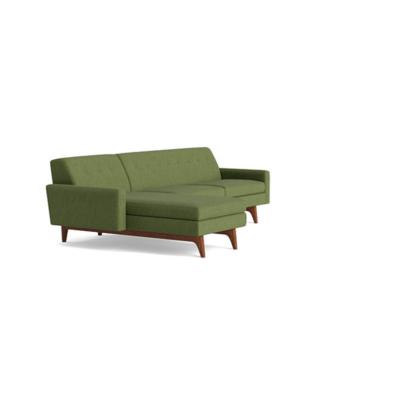 Tyler Chaise Sectional, Performance Weave - Basil, Left Hand Facing