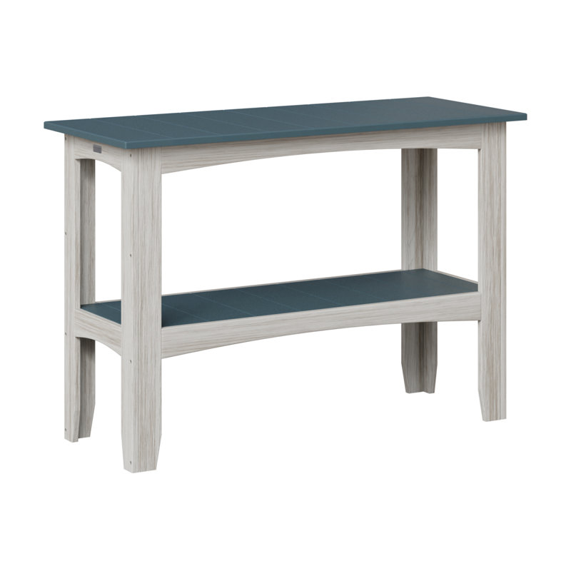 Outdoor Bar Table, Slate, Seashell