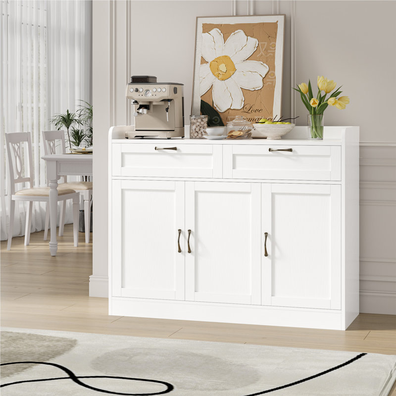 Breege 47.2"W Sideboard With Adjustable Shelf