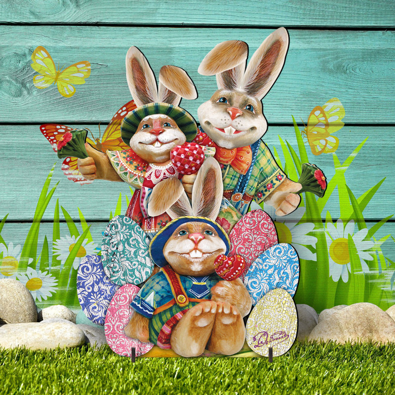 Drucker Wood Easter Decoration