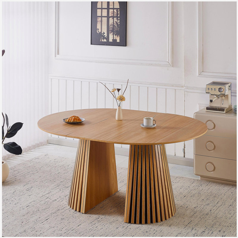 Ensemble de salle à manger 1 + 4,5 pièces, table de salle à manger à pieds en métal pour 4-6 personnes avec plateau en panneau de fibres à densité moyenne, table de salle à manger à piédestal, table basse de loisirs