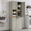 Tall Storage Cabinet With Adjustable Shelves-731652998