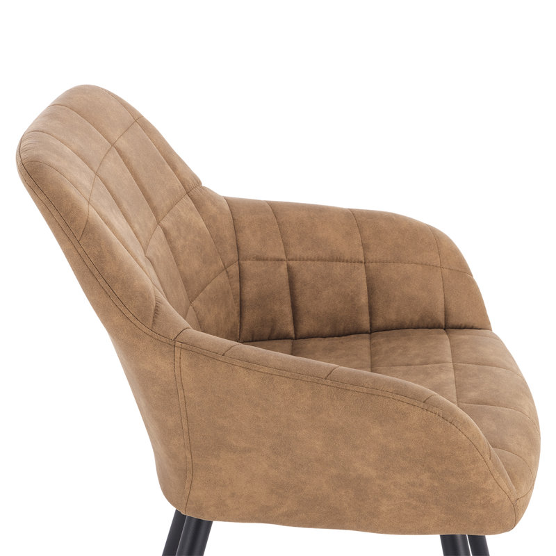 Pretor Upholstered Dining Chair, Brown