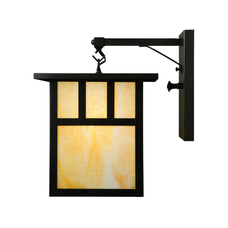 Outdoor Wall Lantern, 16.5" H x 12" W x 15.5" D
