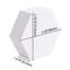 Lampe de table blanche 1,2 po Etchemin