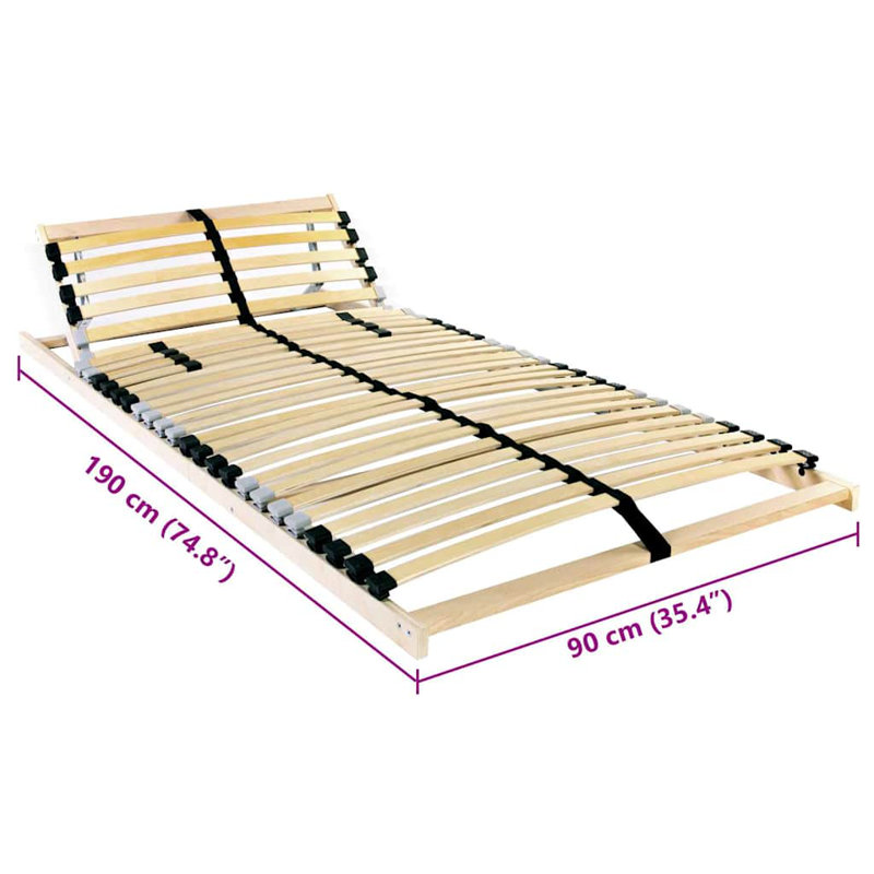 Solid Wood Bed, 90cm x 200cm