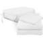 Draps 100% coton biologique pour lit simple TG - Draps certifiés biologiques GOTS avec une densité de tissage de 500 fils et un tissage en satin de coton confortable pour chaque lavage - ensemble de luxe 3 pièces (naturel, simple TG)-217642044-252166253