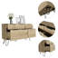 Commode 4 tiroirs Stowe Chêne clair