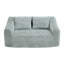 Chaise longue d'intérieur surdimensionnée et comprimée avec coussins décoratifs et accoudoirs, canapé-lit rembourré en chenille-856688268