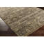 Empress Wool Damask Area Rug in Green-1580632657