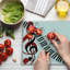 Planche à découper musicale en verre à domicile east urban