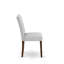 L'ensemble de salle à manger 3 pièces Mid Century Modern comprend une table en bois et 2 chaises en tissu de polyester gris clair Mid-Century, noyer antique-2117897161-2081953690-2083480418