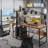 43.6 inch Modern Large Office Desk Computer Table Studying Writing Desk Workstation,Black-426129437