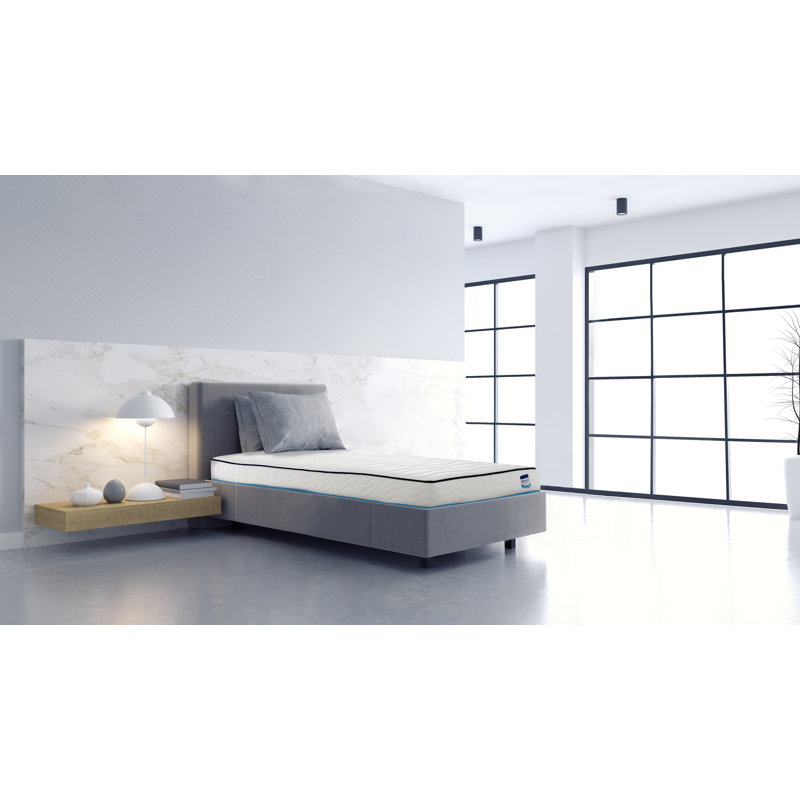 Winksleep Ultra Cool Blue Memory Foam Coil Mattress – Medium-Firm, Cooling Stretch Comfort, Kingsize (5')